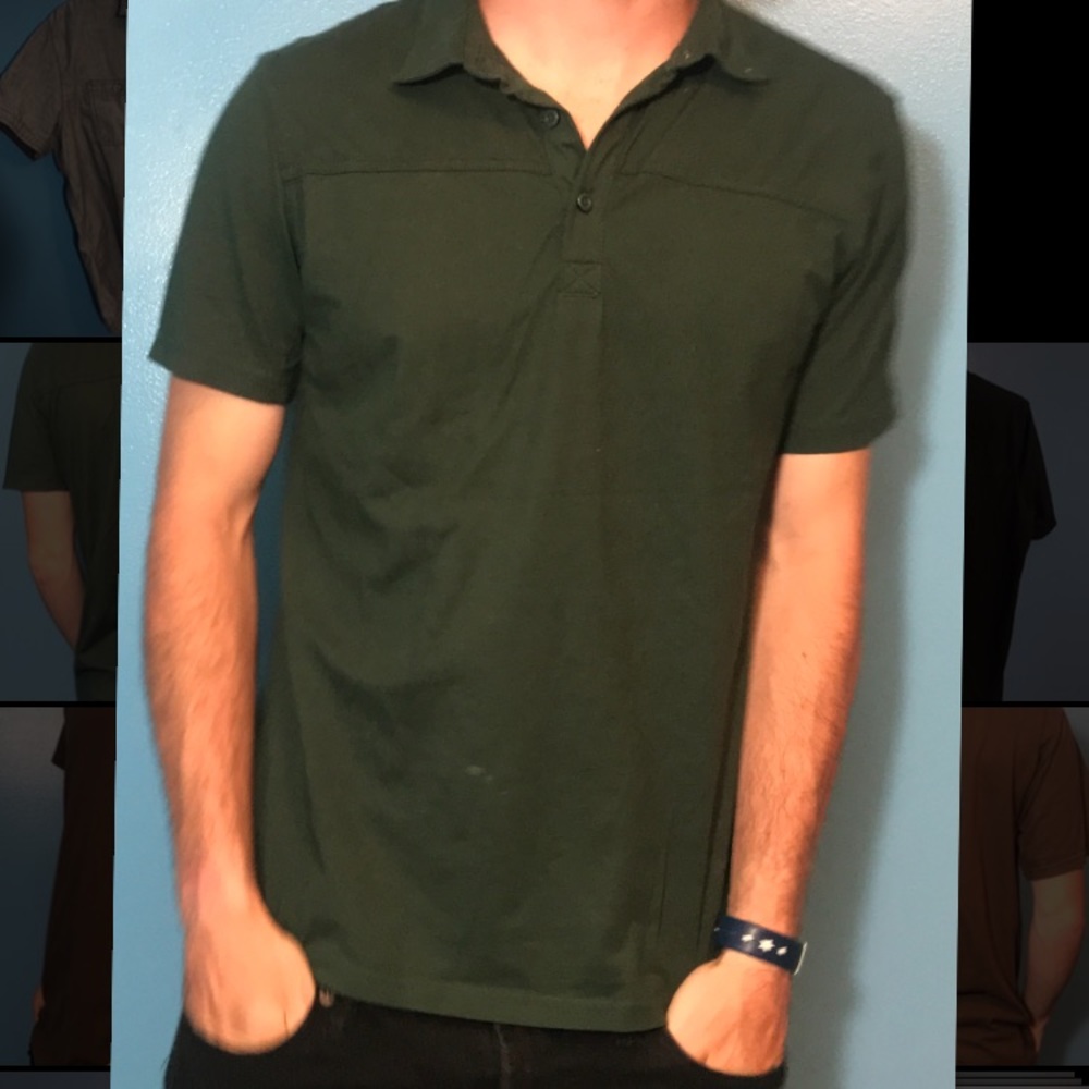 DIP Brand Green Polo